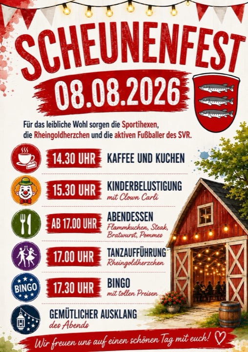 Scheunenfest in Hamm am 8.8.2026